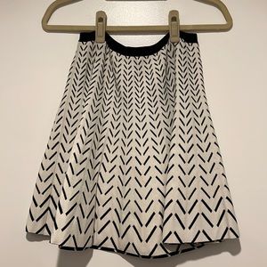 Ohne Titel Knit Black and White Skirt